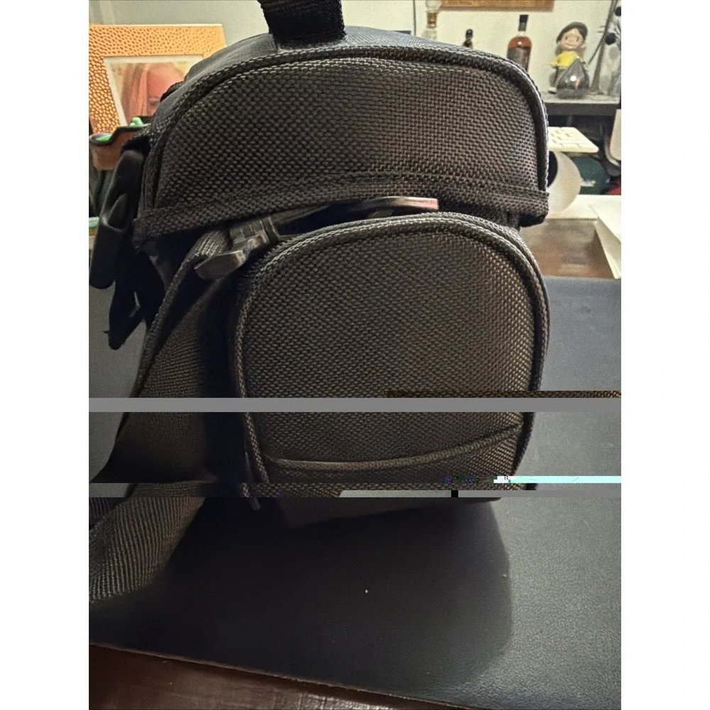 Kodak Camera Bag Multi Compartments Soft Adjustable Shoulder Strap Black 10x5x8!